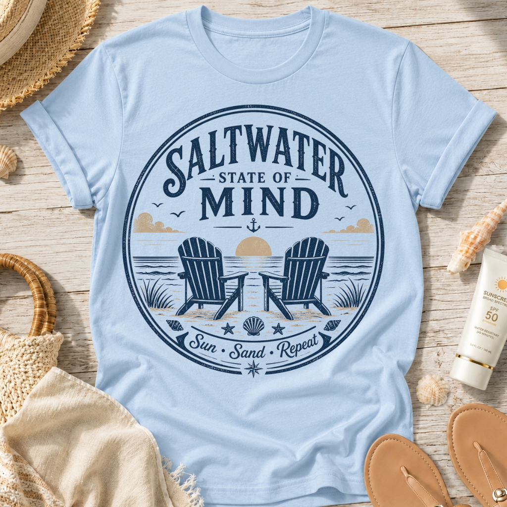 Saltwater State of Mind Chair T-Shirt