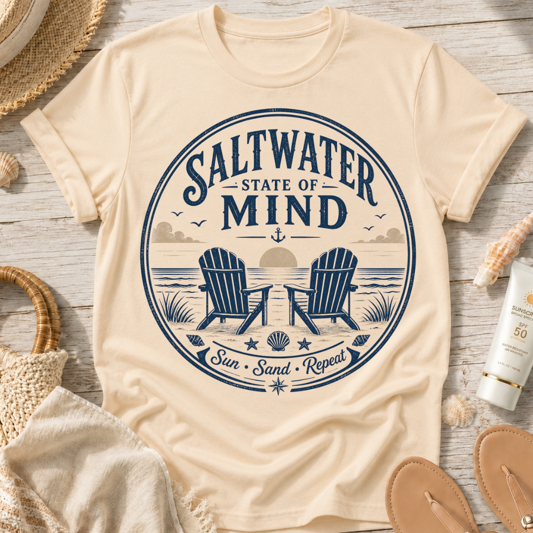 Saltwater State of Mind Chair T-Shirt