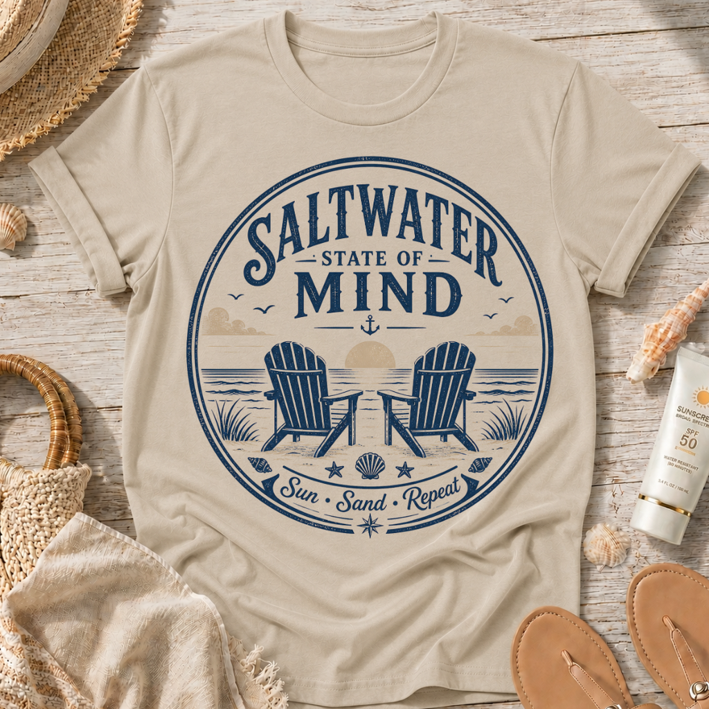 Saltwater State of Mind Chair T-Shirt