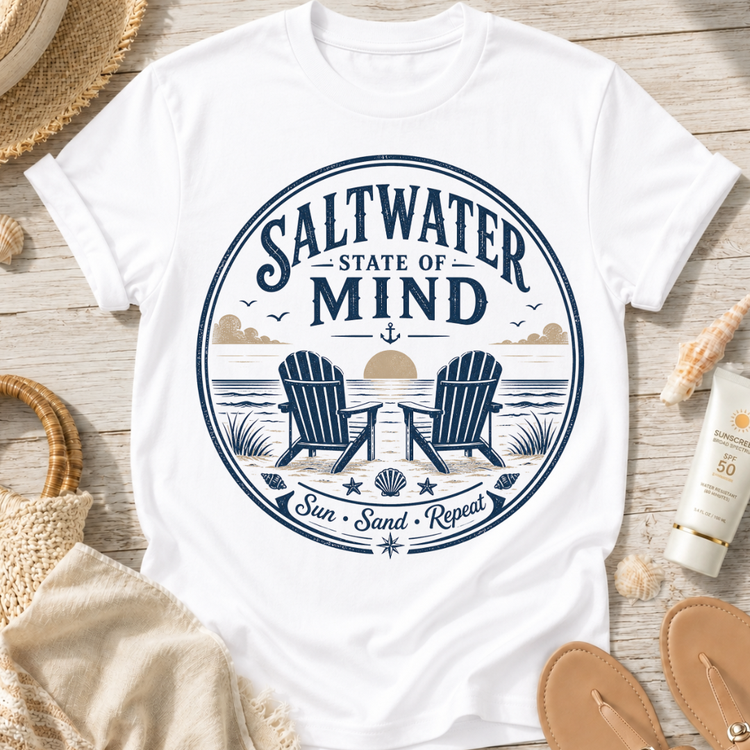 Saltwater State of Mind Chair T-Shirt