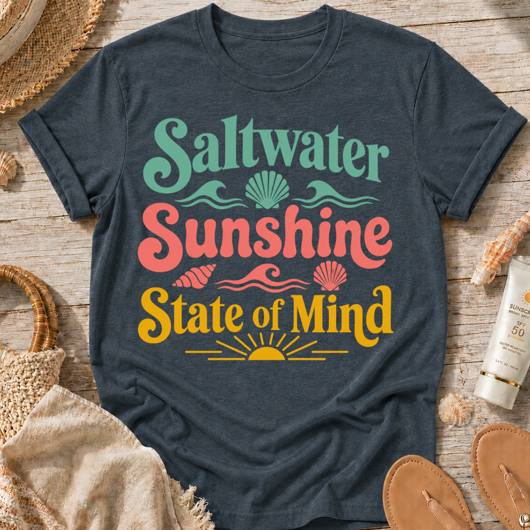 Saltwater Sunshine State of Mind T-Shirt