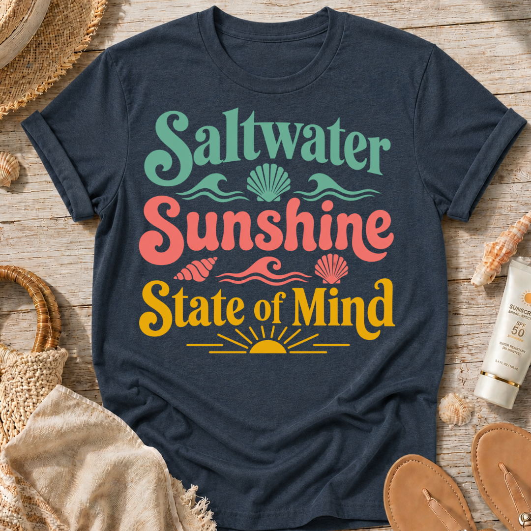 Saltwater Sunshine State of Mind T-Shirt