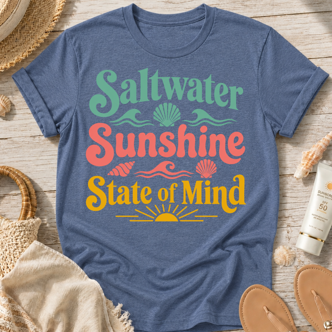 Saltwater Sunshine State of Mind T-Shirt