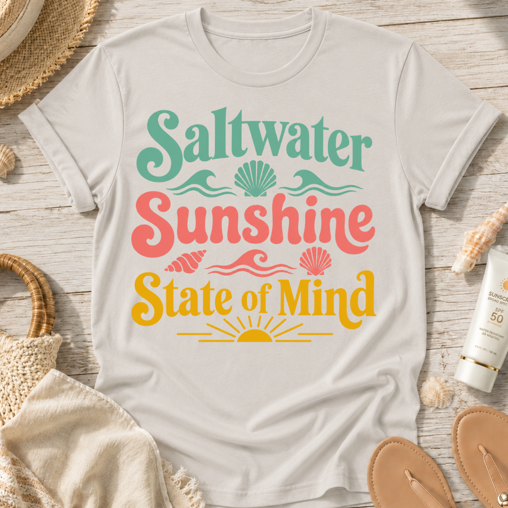 Saltwater Sunshine State of Mind T-Shirt