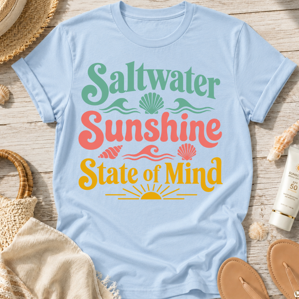 Saltwater Sunshine State of Mind T-Shirt