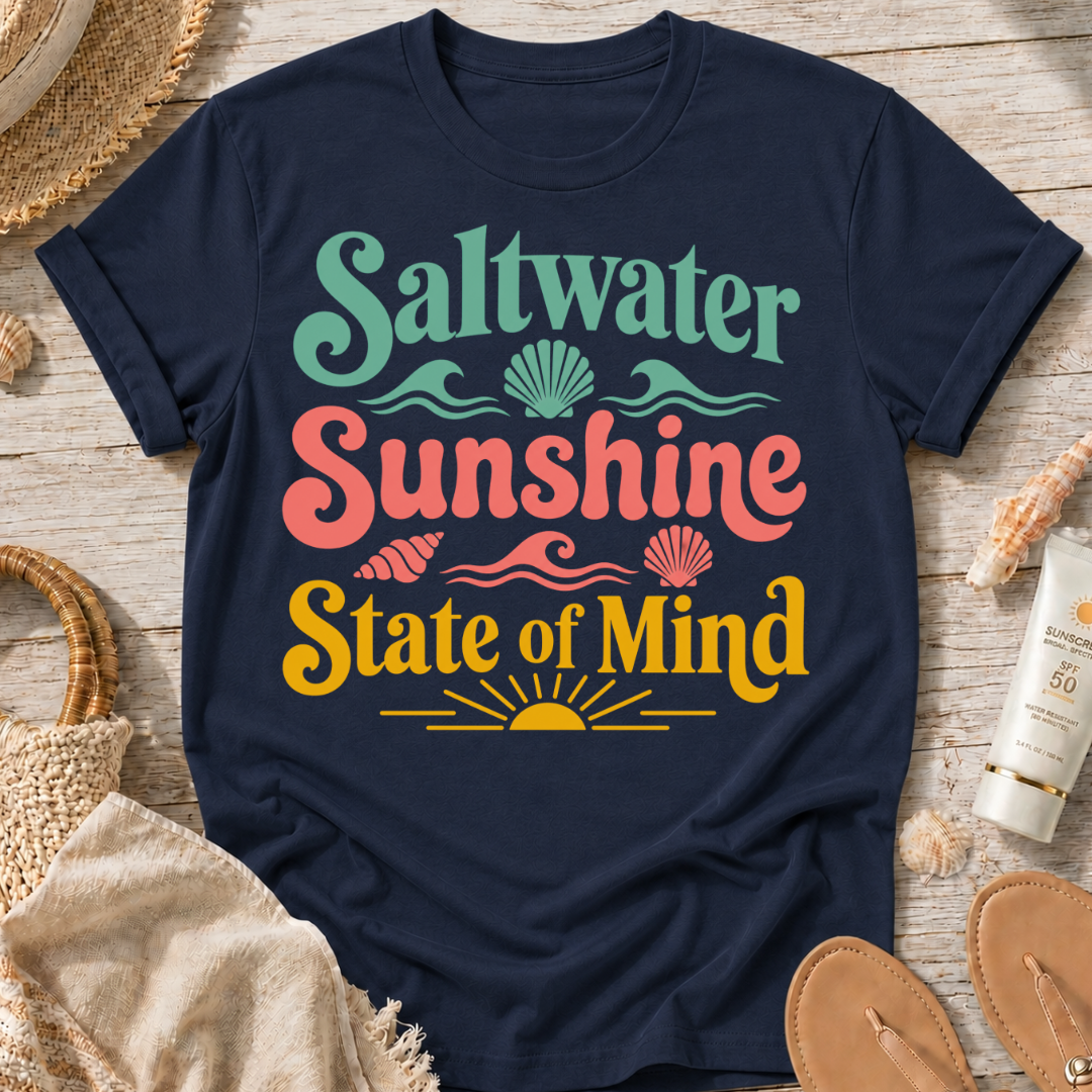 Saltwater Sunshine State of Mind T-Shirt