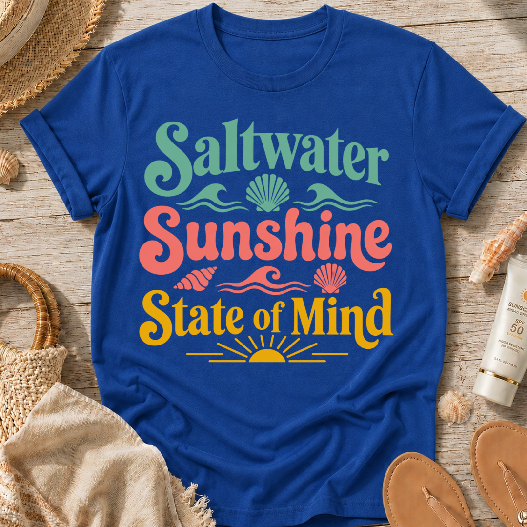 Saltwater Sunshine State of Mind T-Shirt