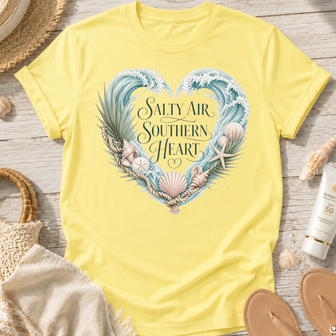 Salty Air Southern Heart T-Shirt