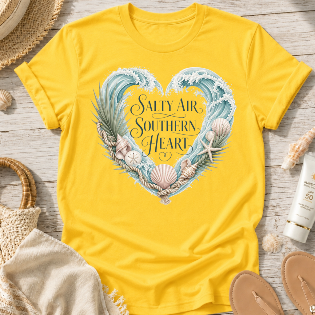 Salty Air Southern Heart T-Shirt