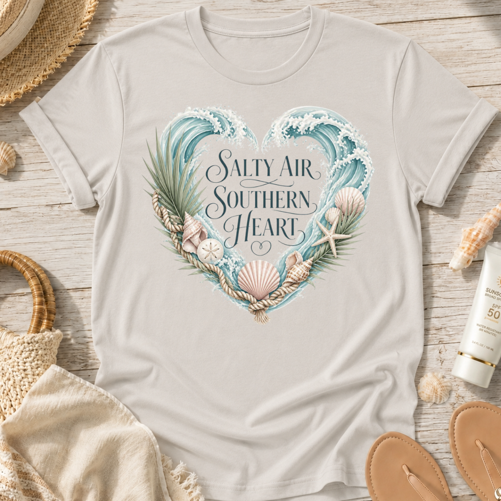 Salty Air Southern Heart T-Shirt