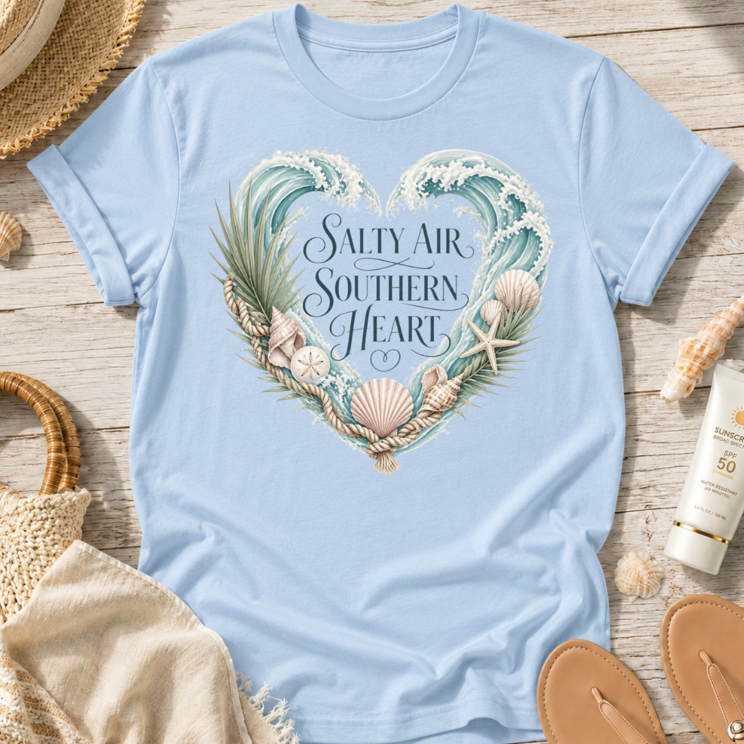 Salty Air Southern Heart T-Shirt
