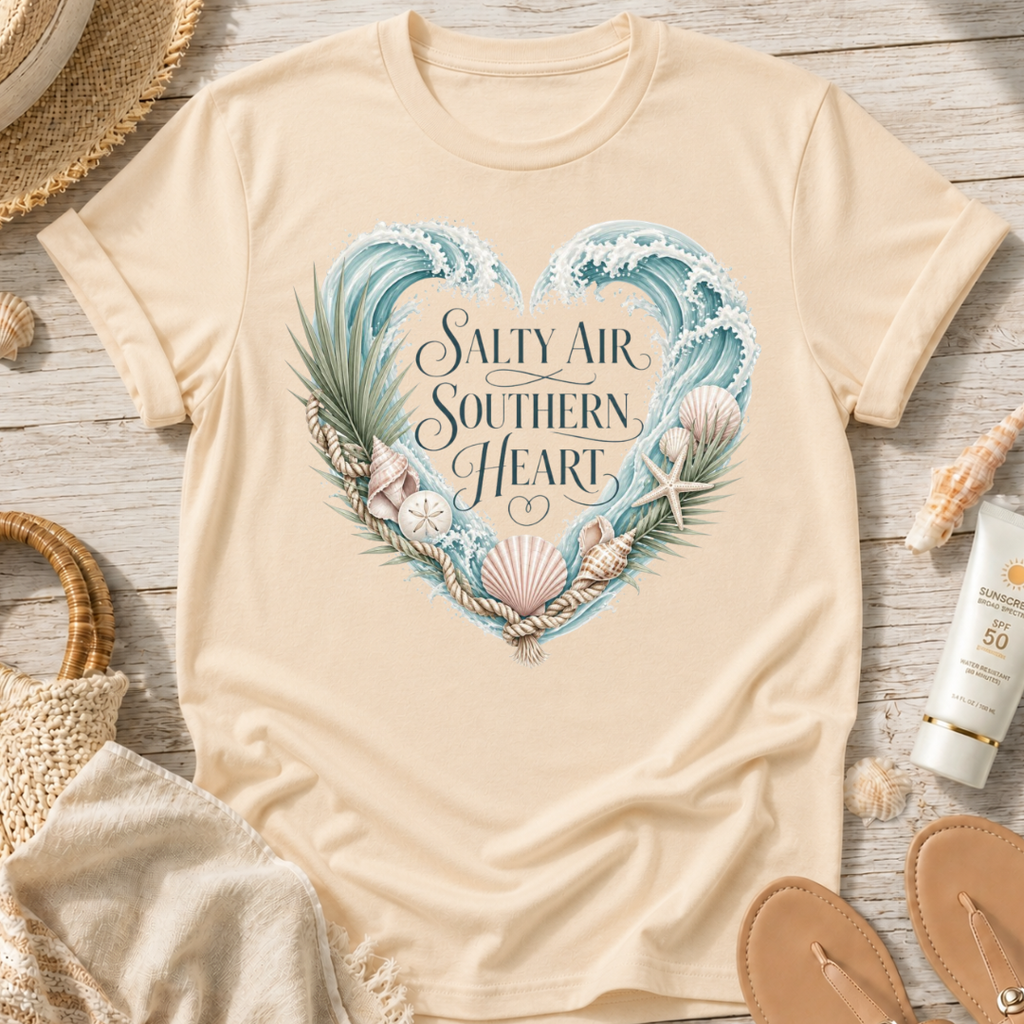 Salty Air Southern Heart T-Shirt