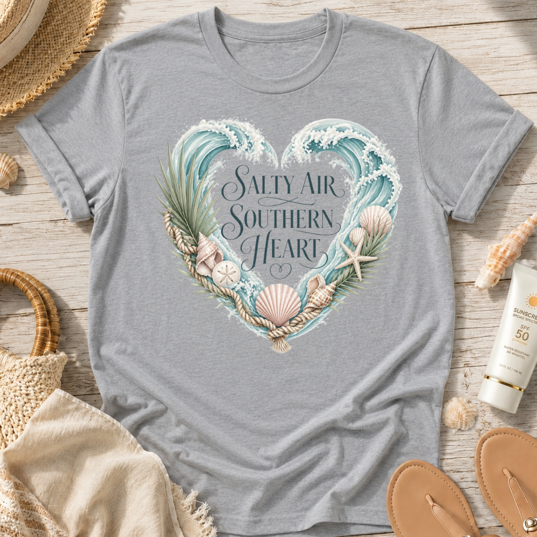 Salty Air Southern Heart T-Shirt