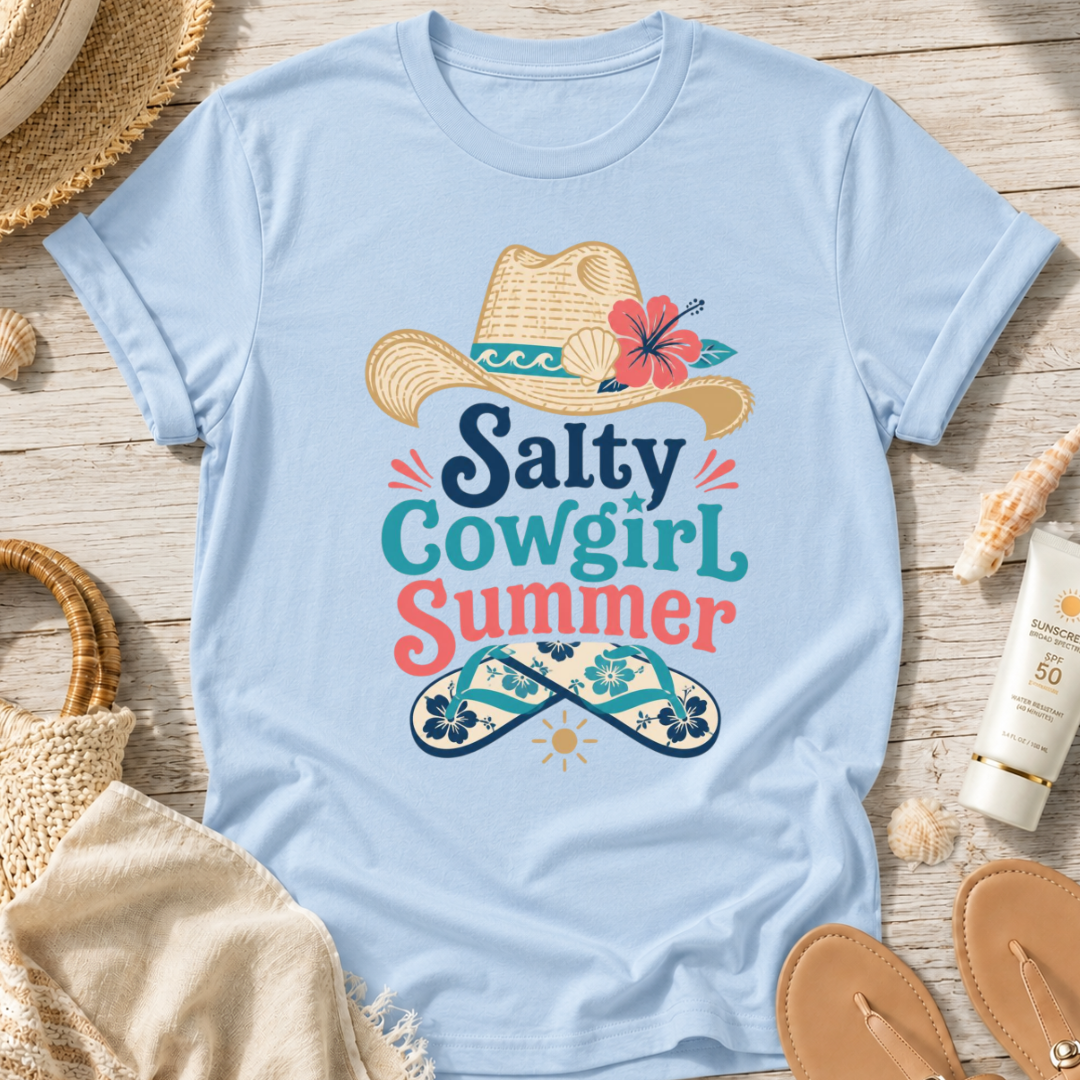 Salty Cowgirl Summer T-Shirt