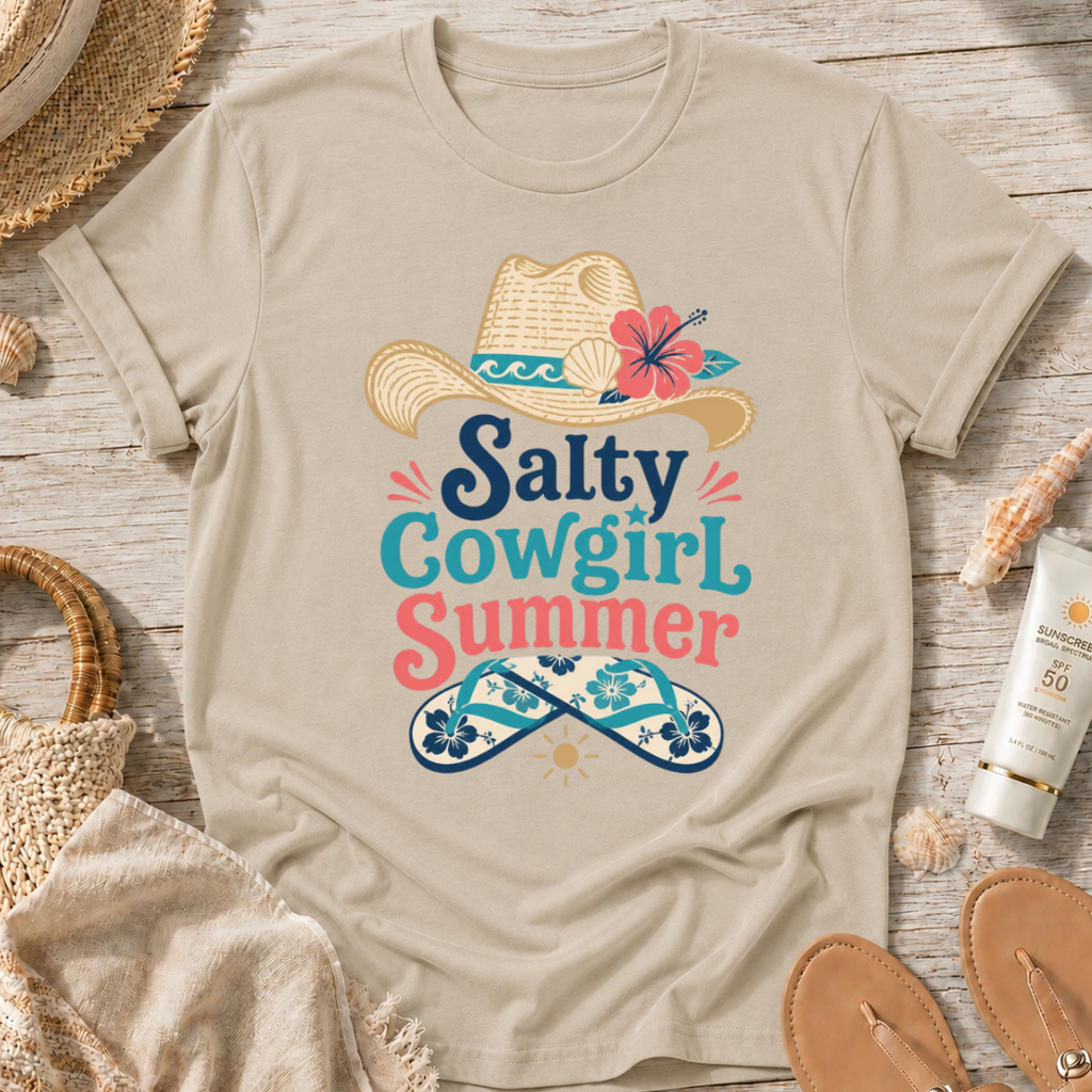 Salty Cowgirl Summer T-Shirt