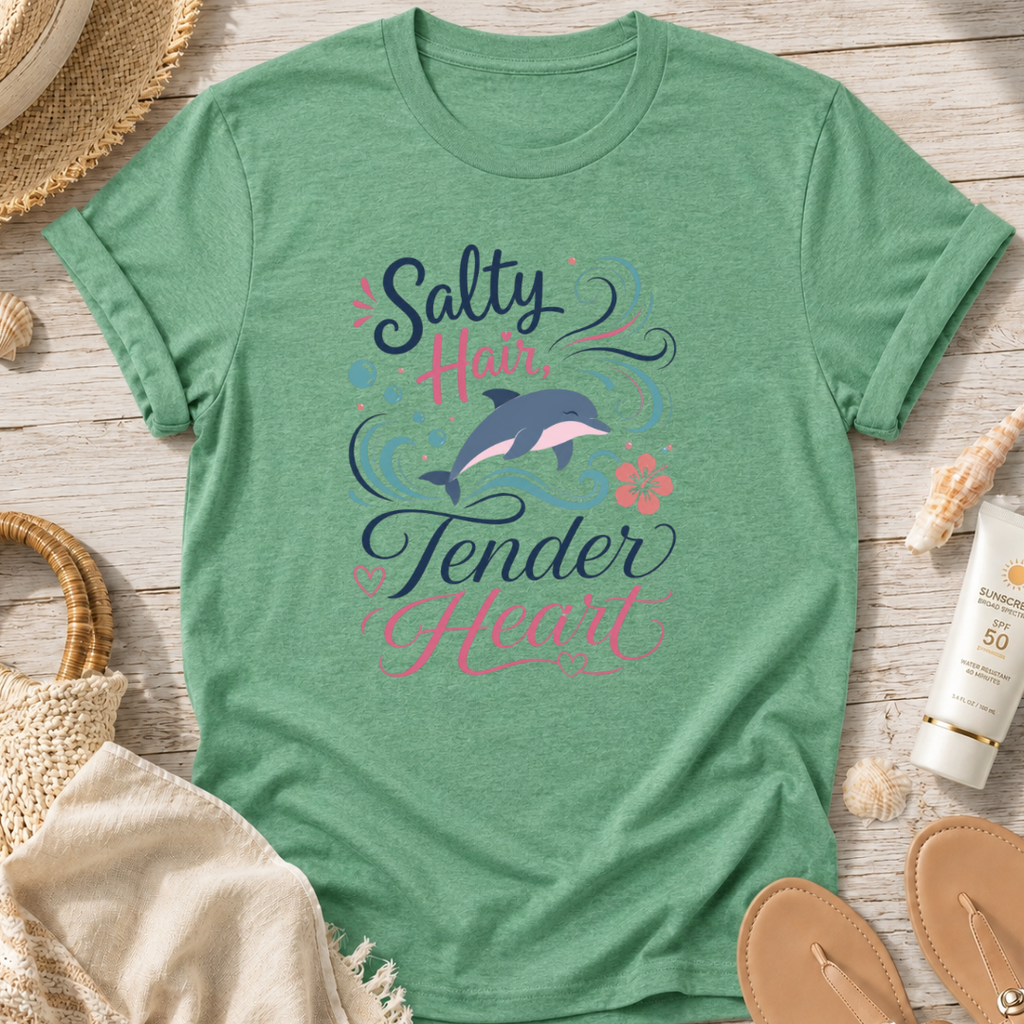 Salty Hair, Tender Heart T-Shirt