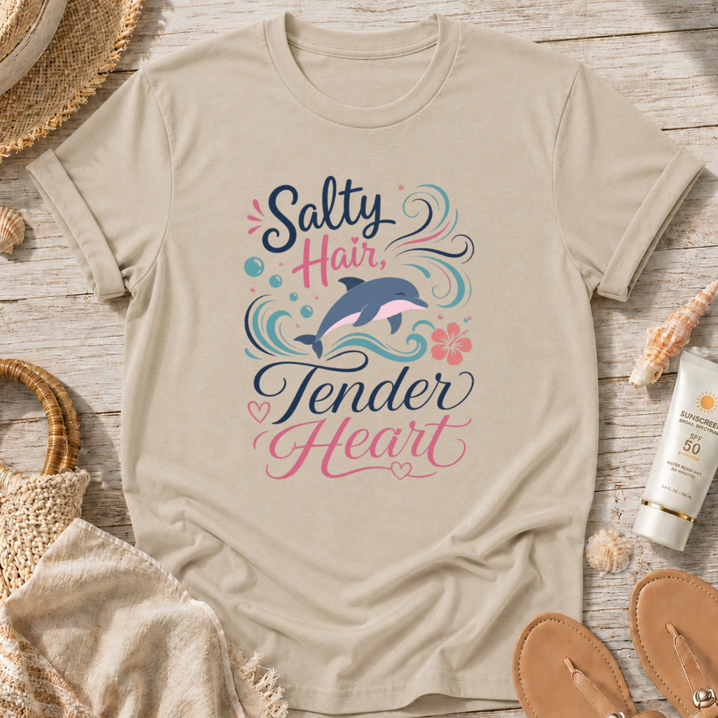 Salty Hair, Tender Heart T-Shirt