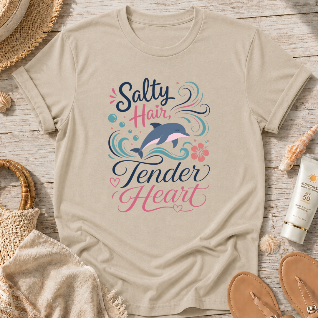 Salty Hair, Tender Heart T-Shirt