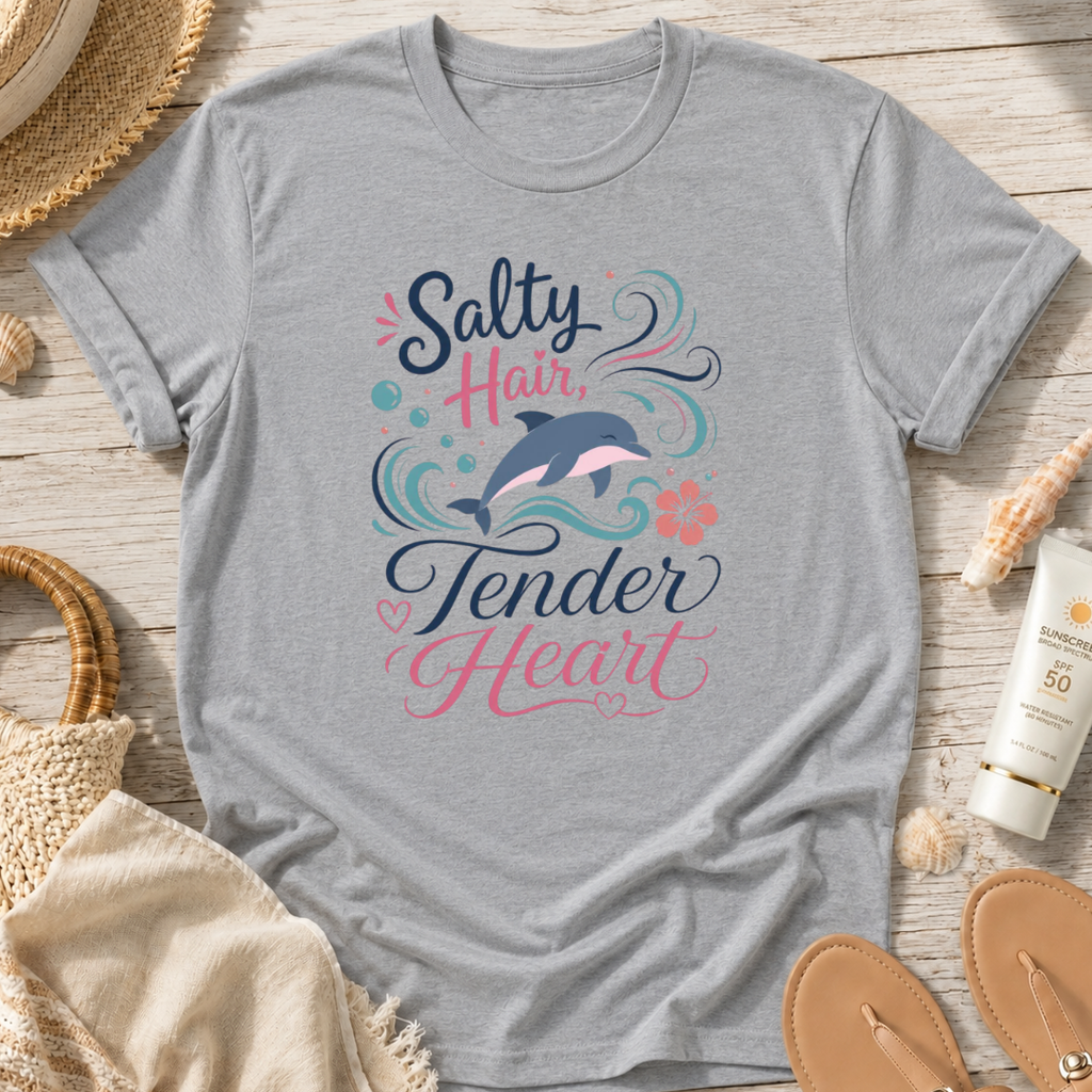 Salty Hair, Tender Heart T-Shirt