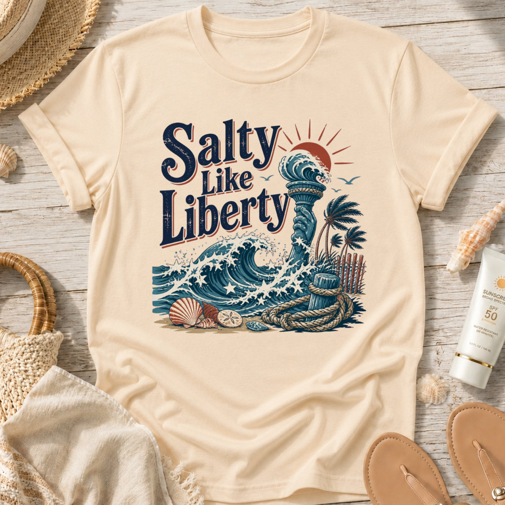 Salty Like Liberty T‑Shirt