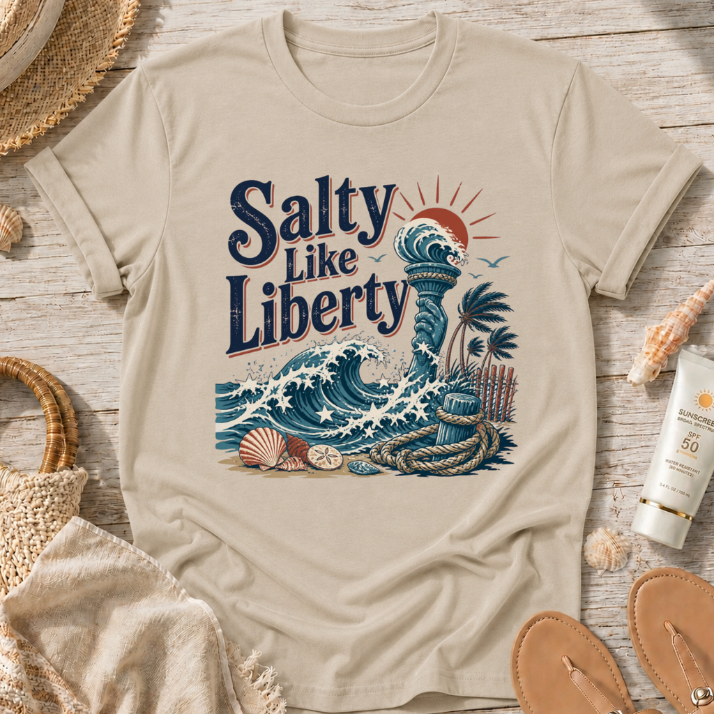 Salty Like Liberty T‑Shirt
