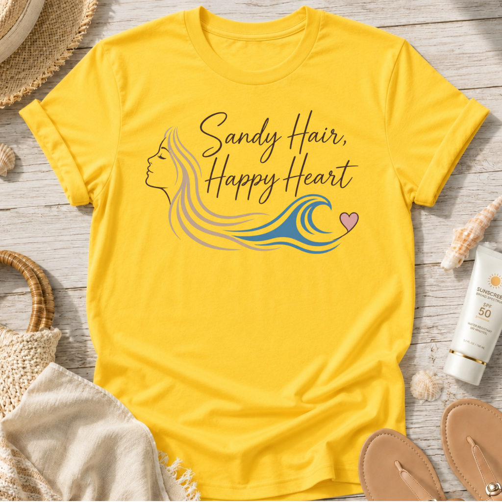 Sandy Hair, Happy Heart T-Shirt
