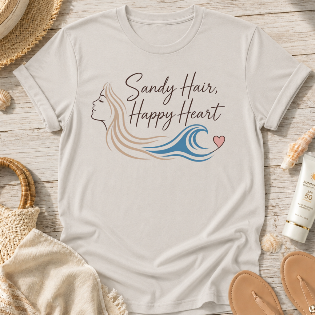 Sandy Hair, Happy Heart T-Shirt