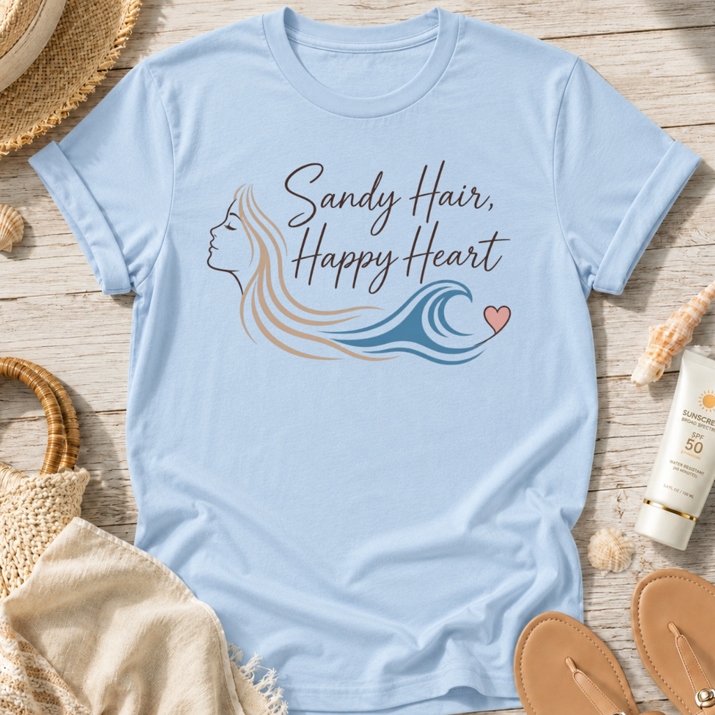 Sandy Hair, Happy Heart T-Shirt