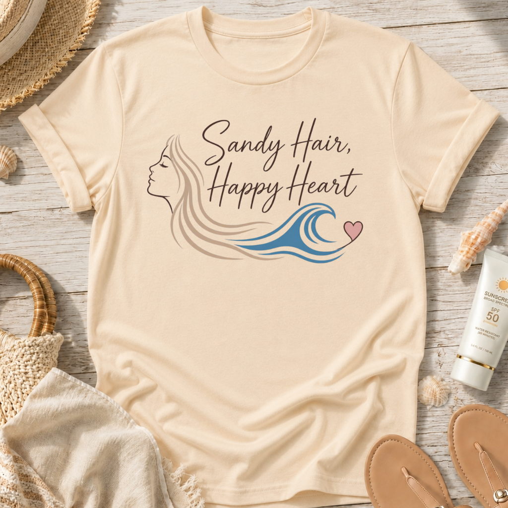 Sandy Hair, Happy Heart T-Shirt