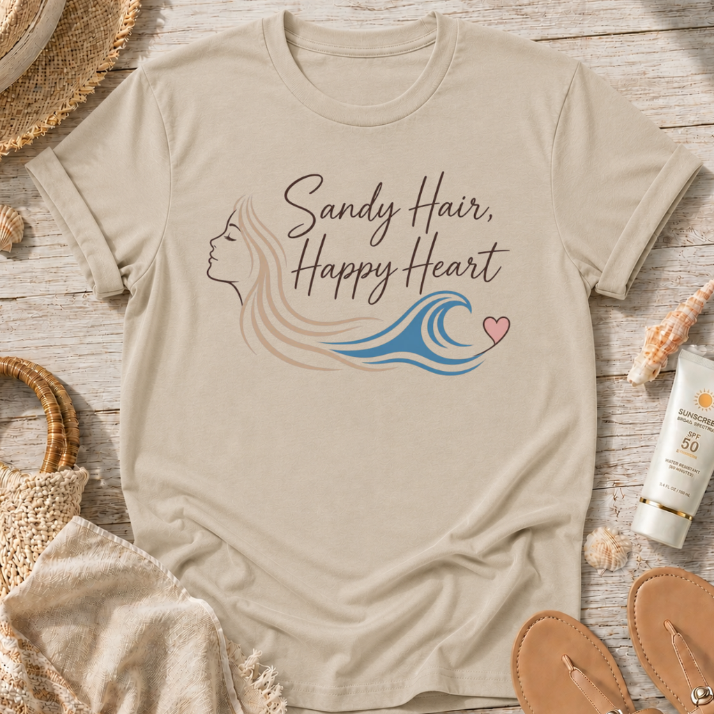 Sandy Hair, Happy Heart T-Shirt