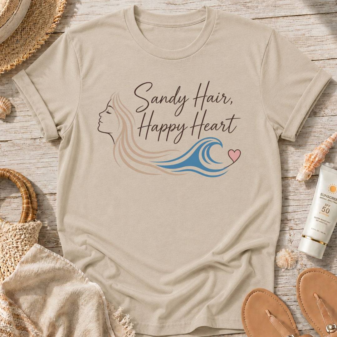 Sandy Hair, Happy Heart T-Shirt