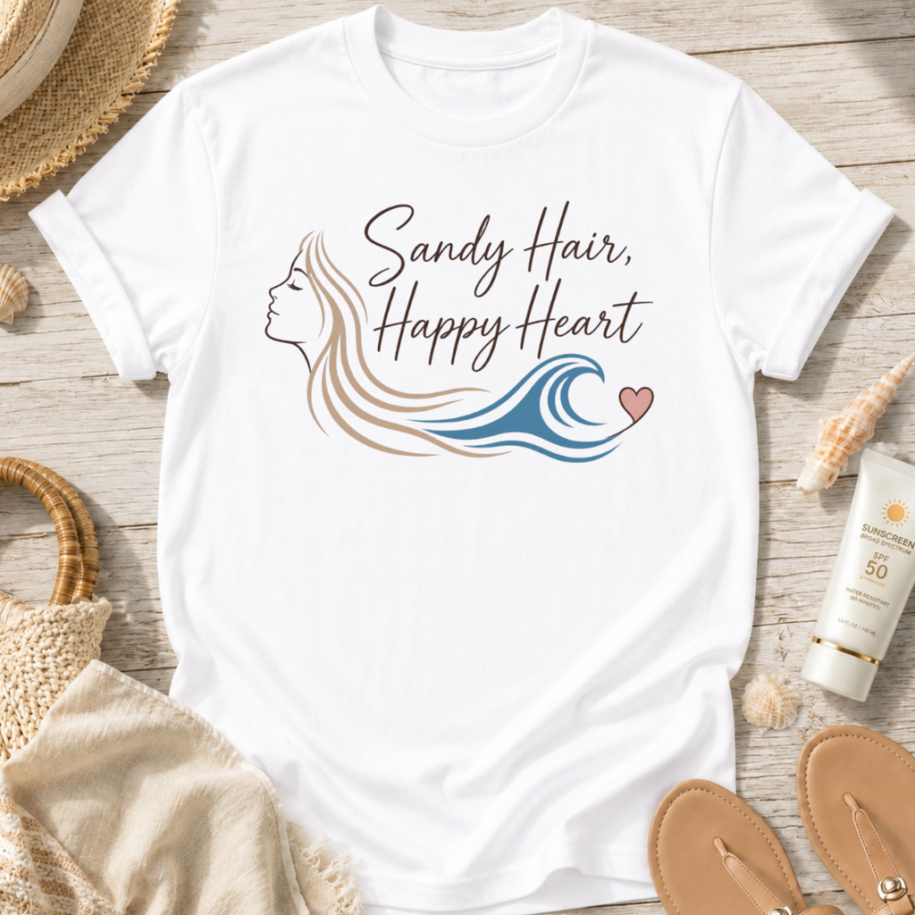 Sandy Hair, Happy Heart T-Shirt