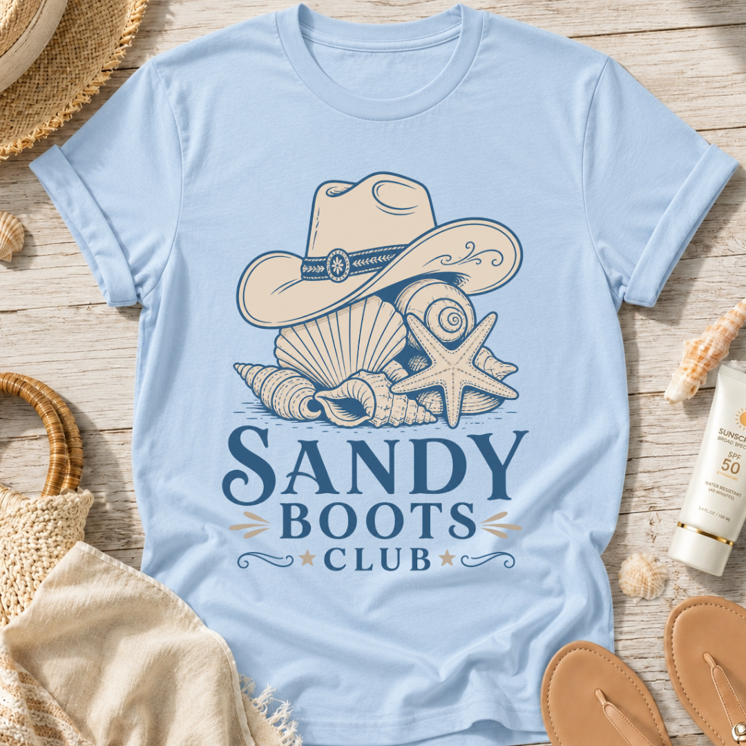 Sandy Boots Club T‑Shirt