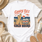 Sandy Toes Cold Beers T-Shirt