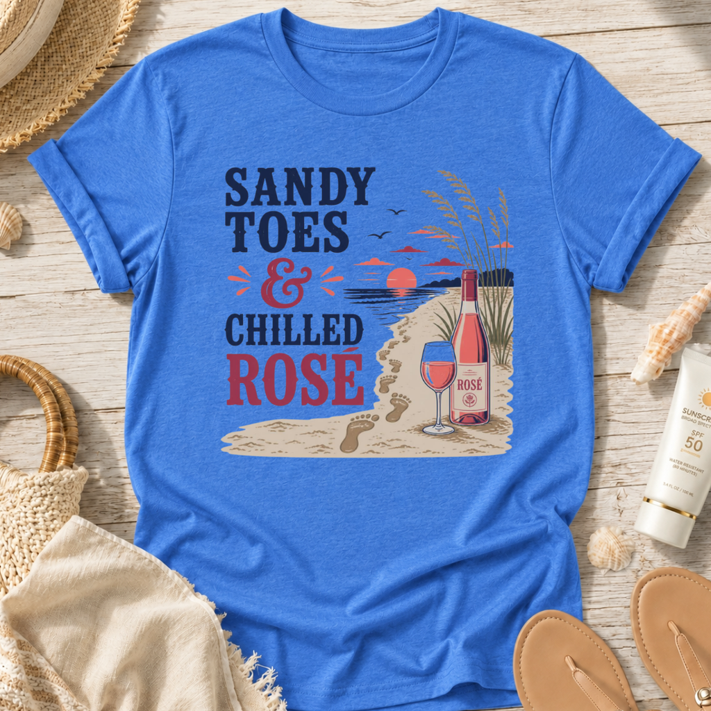 Sandy Toes & Chilled Rosé T-Shirt