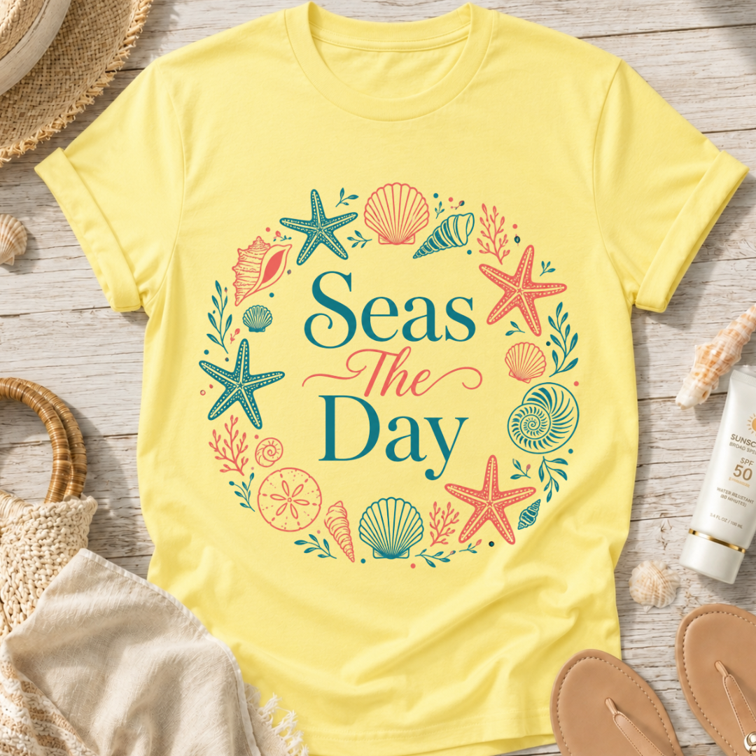 Seas The Day Circle T-Shirt