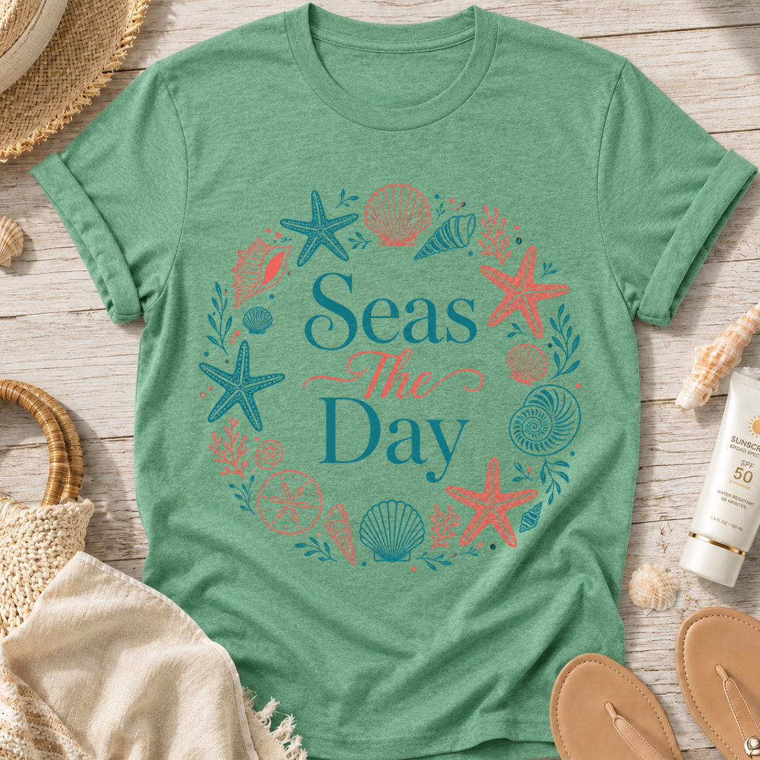 Seas The Day Circle T-Shirt