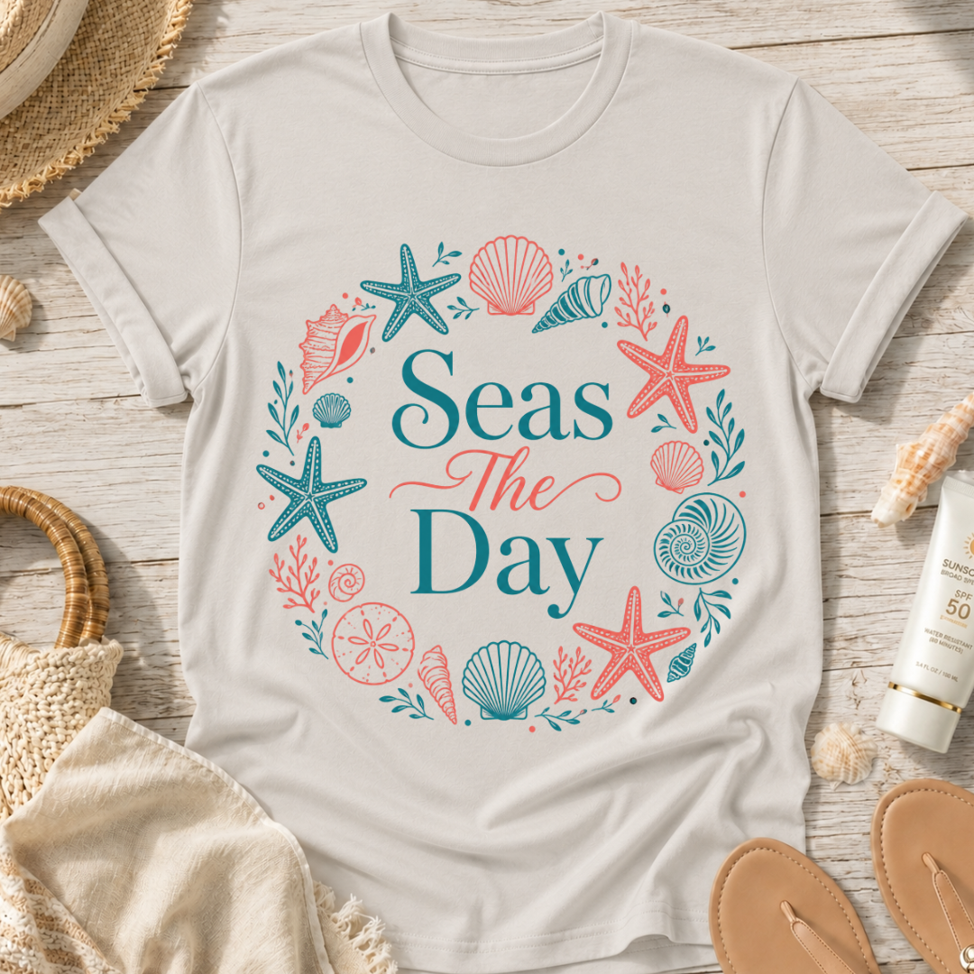 Seas The Day Circle T-Shirt