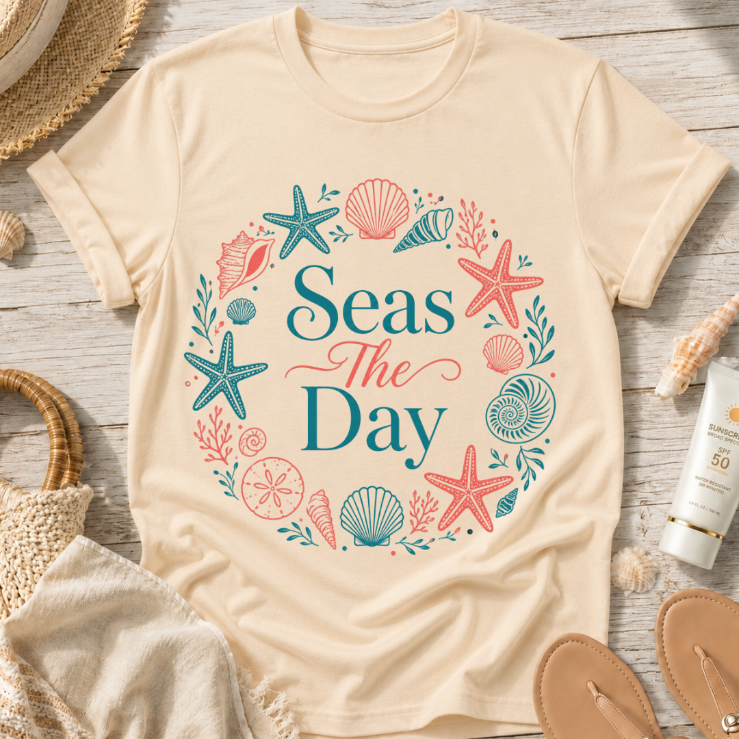 Seas The Day Circle T-Shirt
