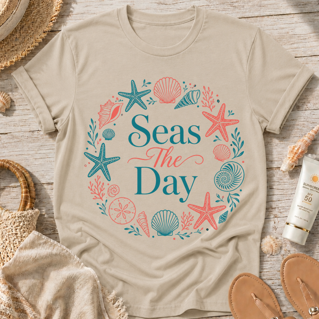 Seas The Day Circle T-Shirt
