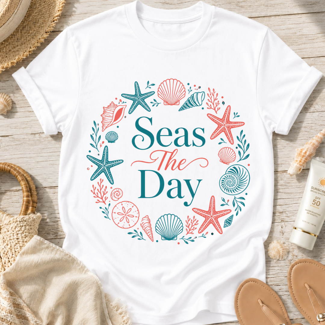 Seas The Day Circle T-Shirt