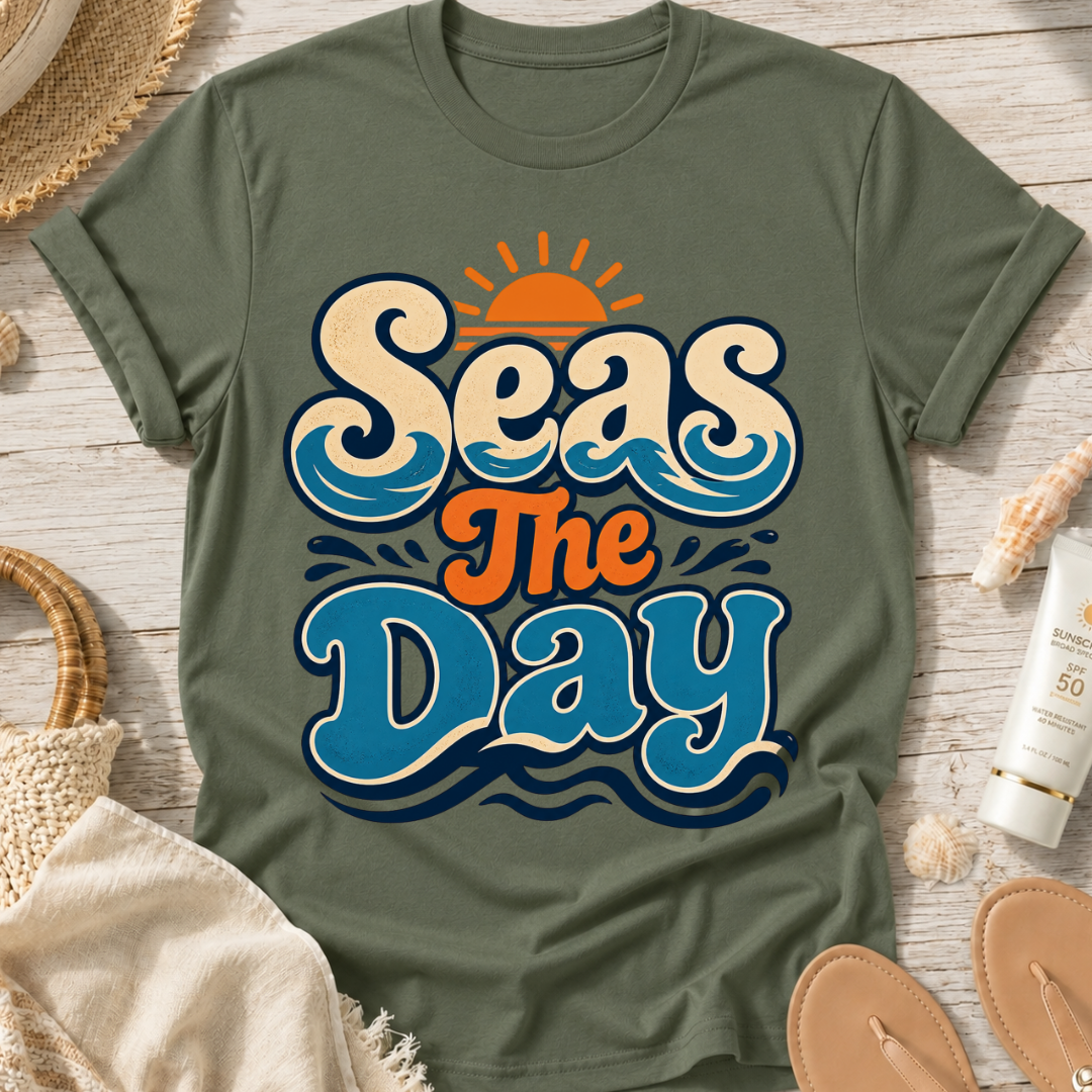 Seas The Day Graphic T-Shirt