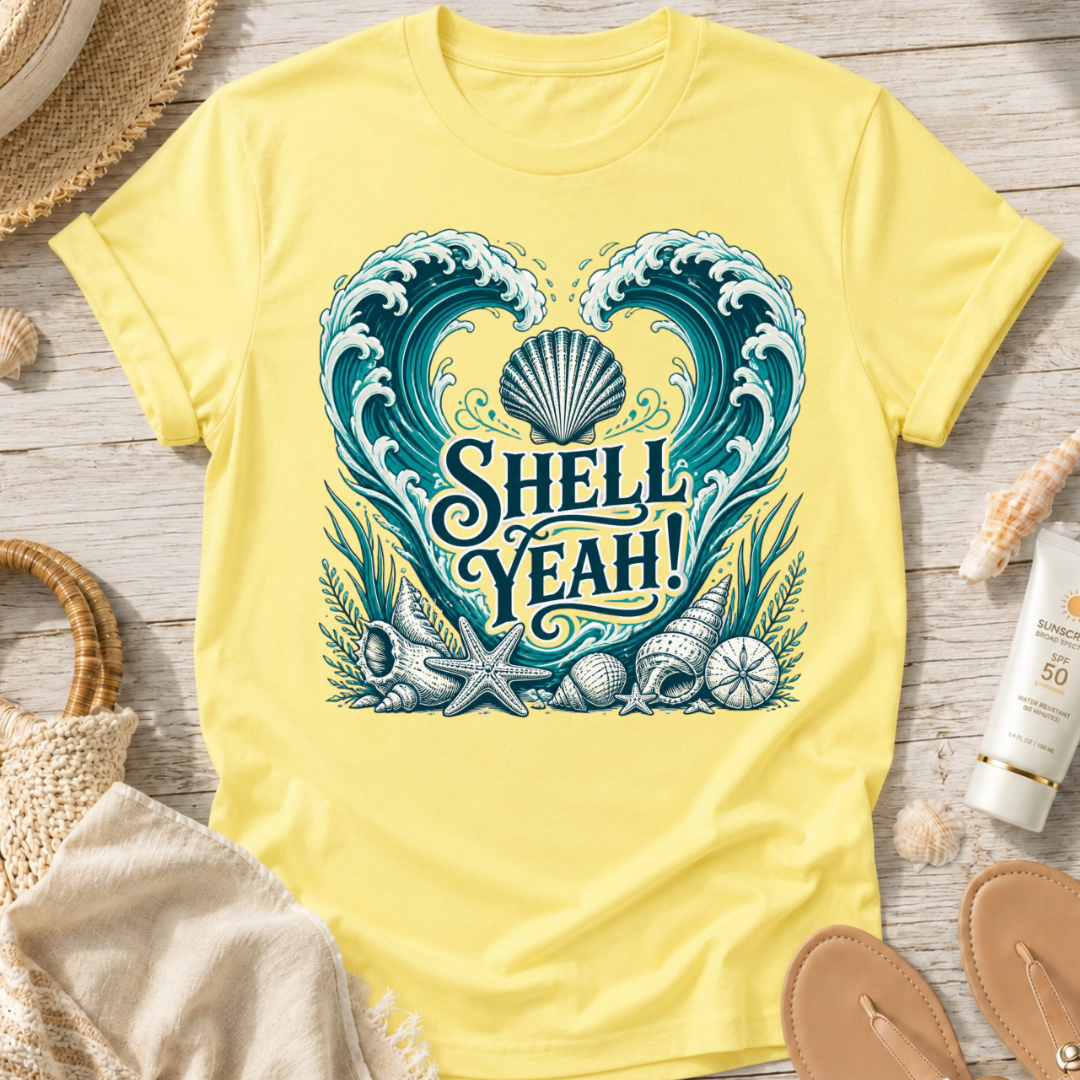 Shell Yeah Heart T‑Shirt
