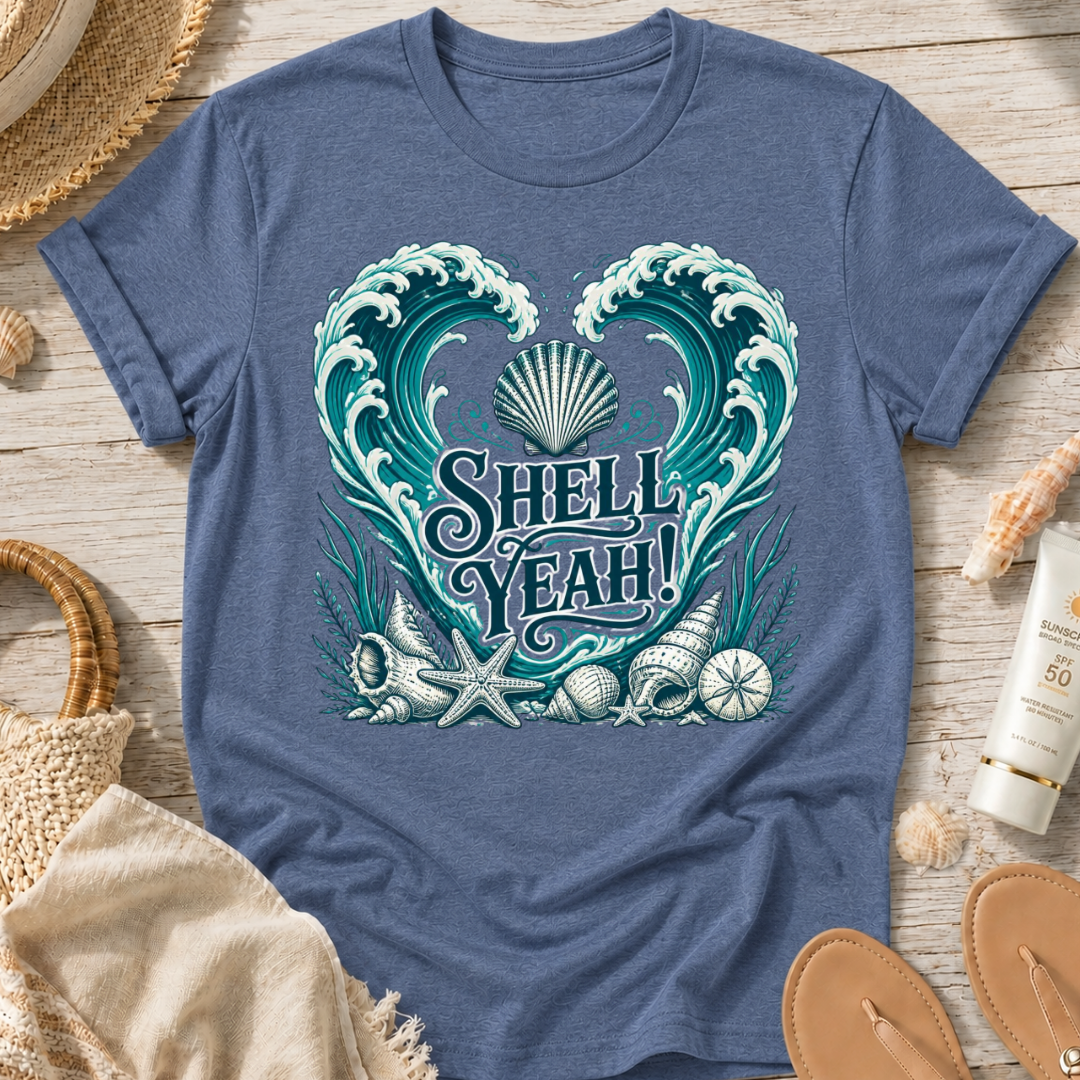 Shell Yeah Heart T‑Shirt