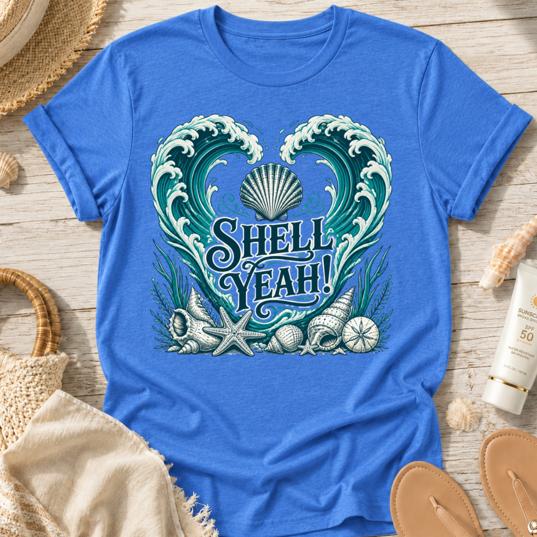 Shell Yeah Heart T‑Shirt