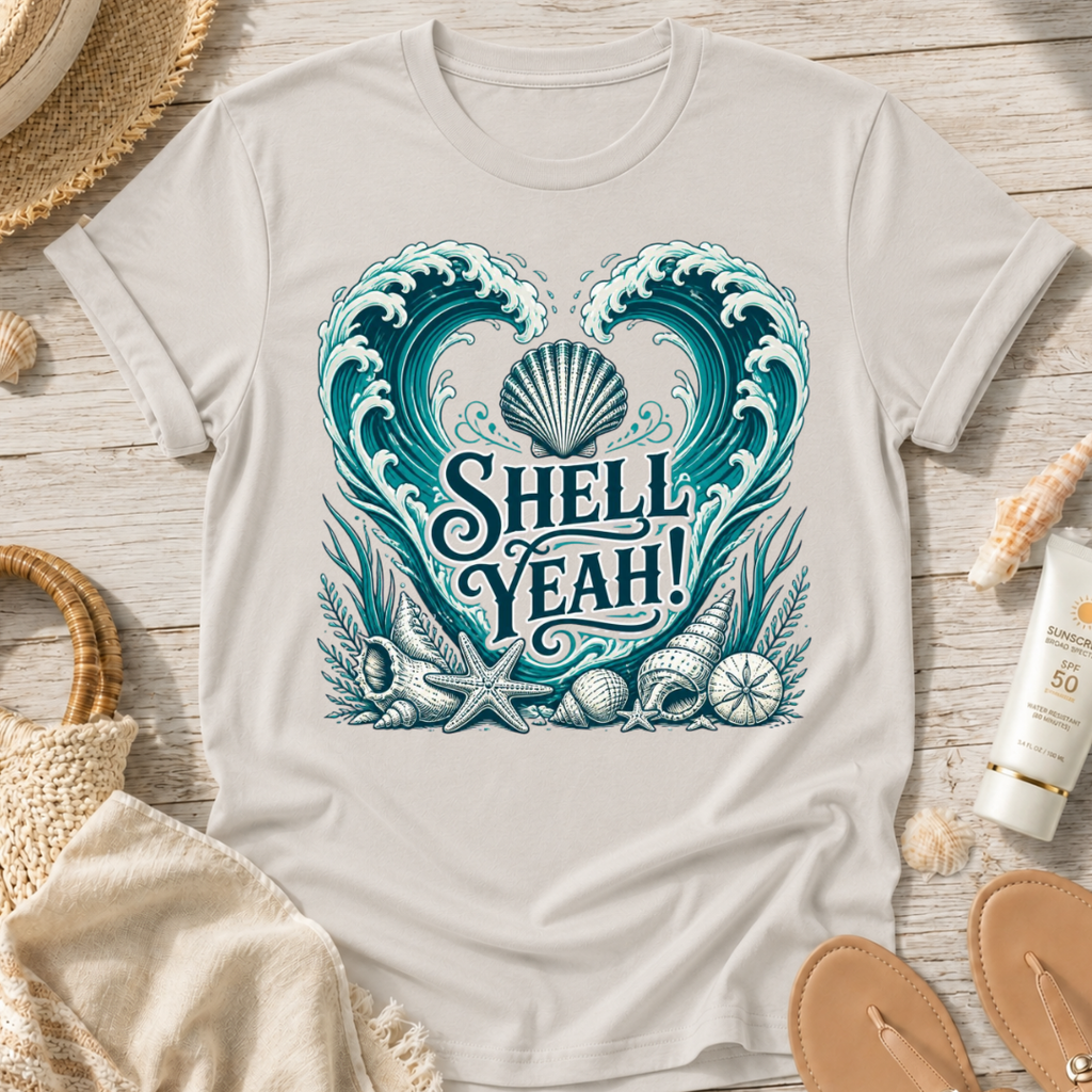 Shell Yeah Heart T‑Shirt