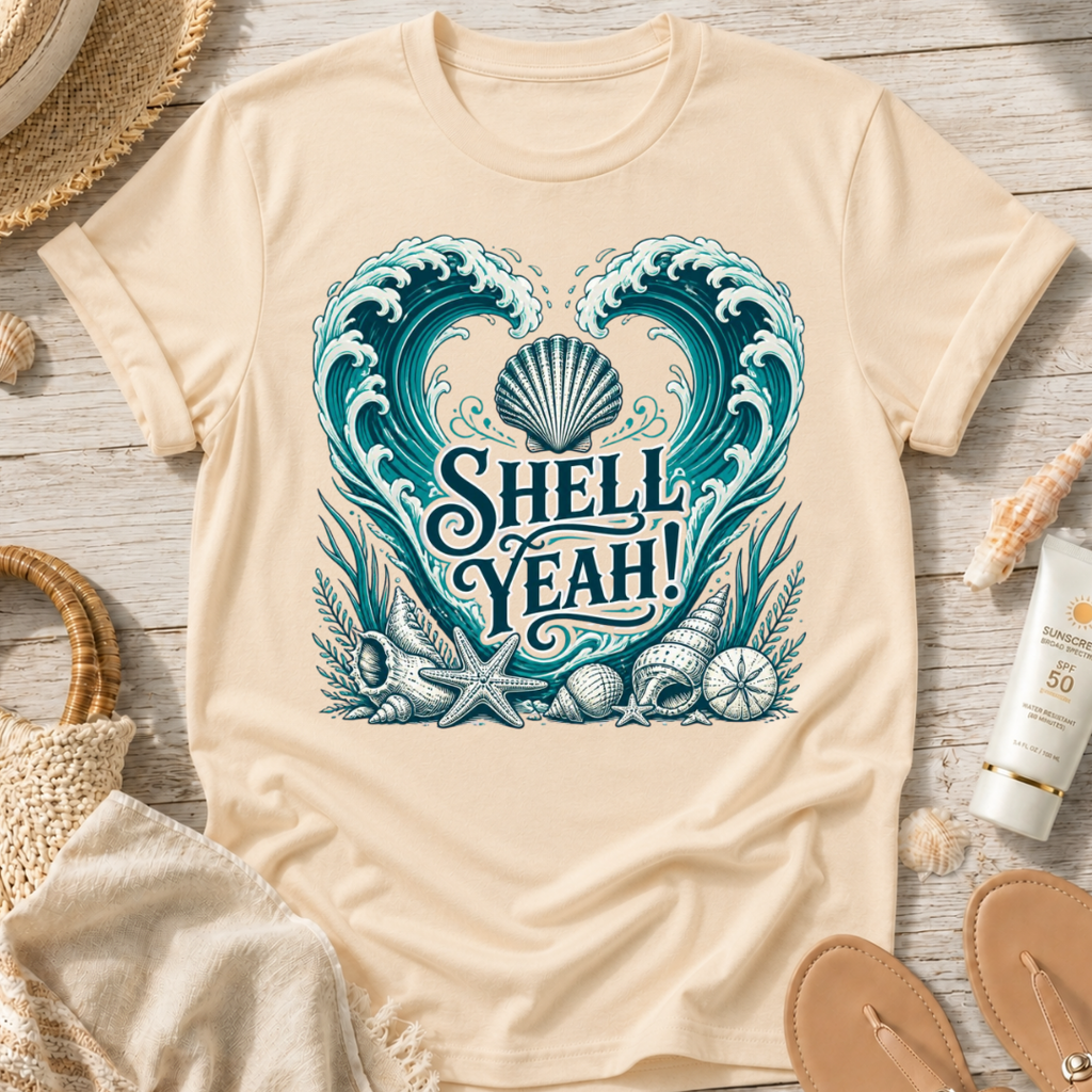 Shell Yeah Heart T‑Shirt