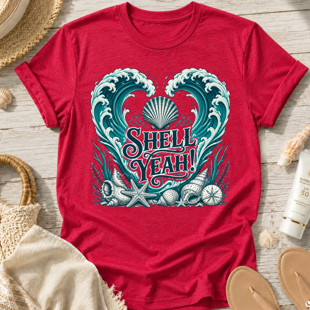 Shell Yeah Heart T‑Shirt