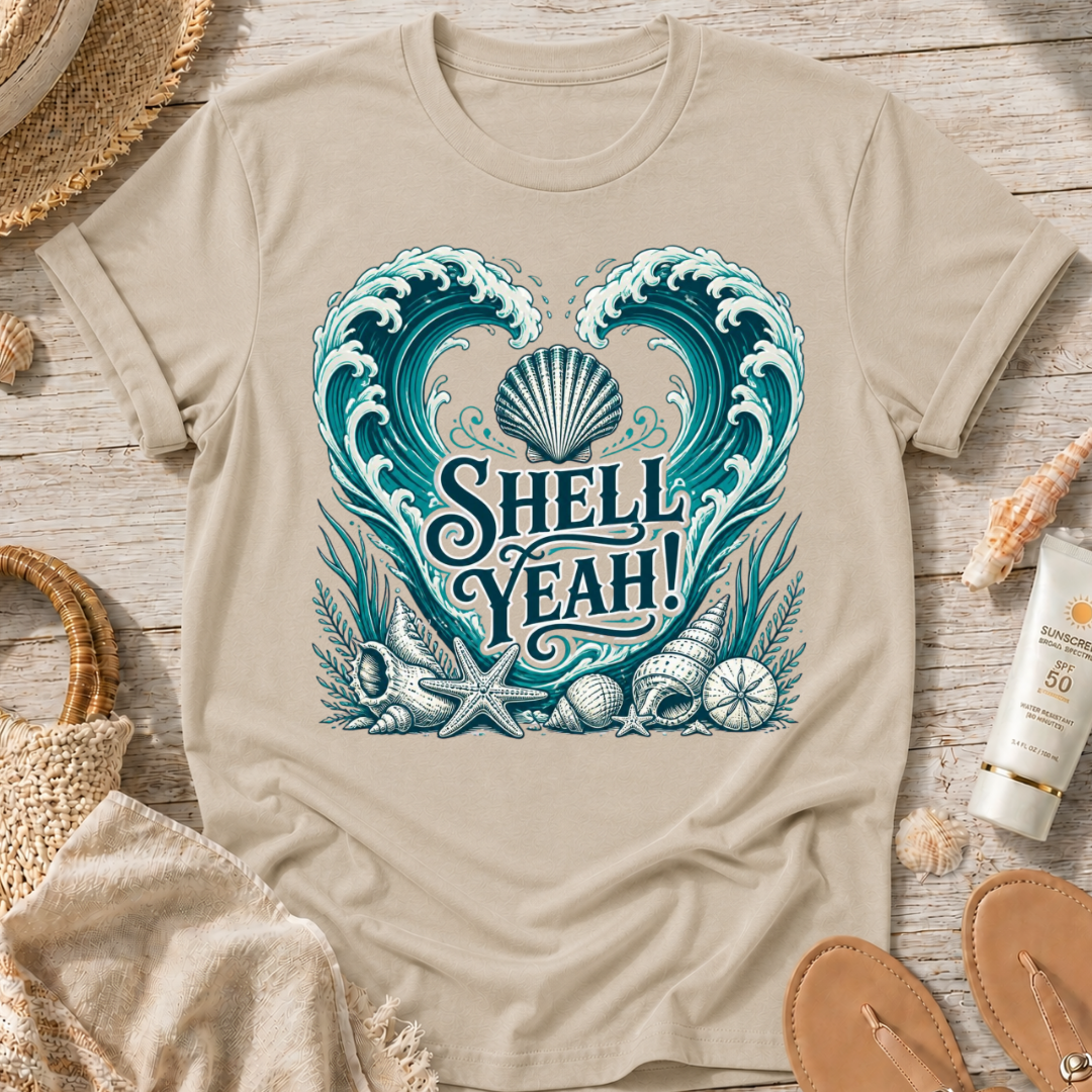 Shell Yeah Heart T‑Shirt