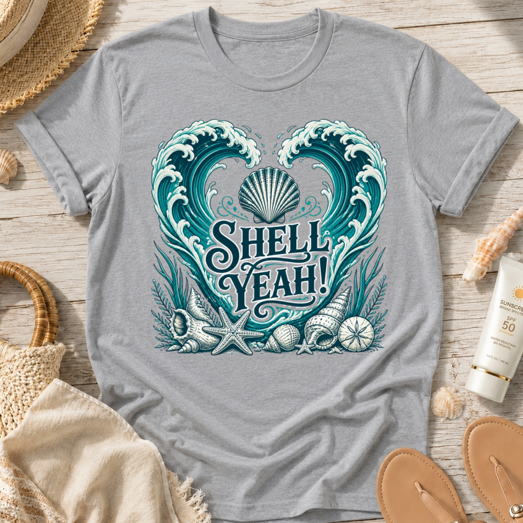 Shell Yeah Heart T‑Shirt